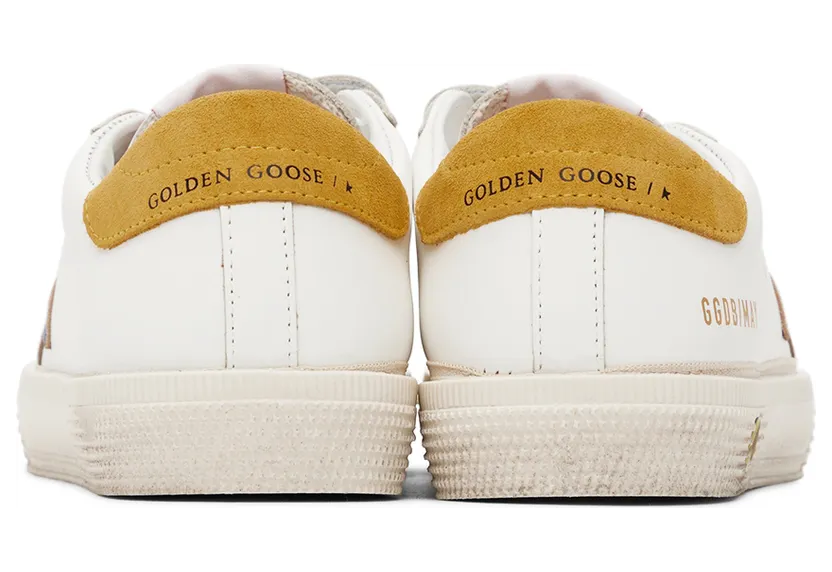 Golden Goose Kids White May School Sneakers (GYF00198.F003292.11208) (2)
