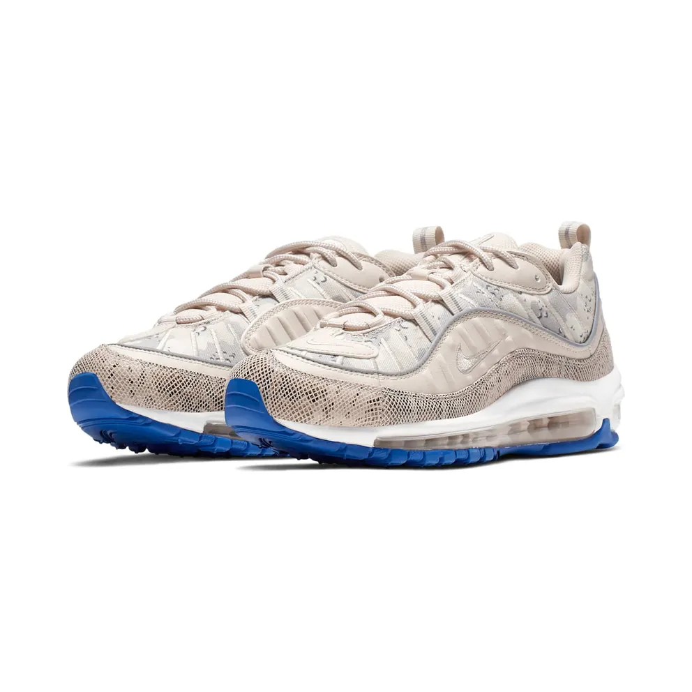 Nike Air Max 98 Snakeskin Camo (W) Light Orewood Brown/Blue (CI2672-100)