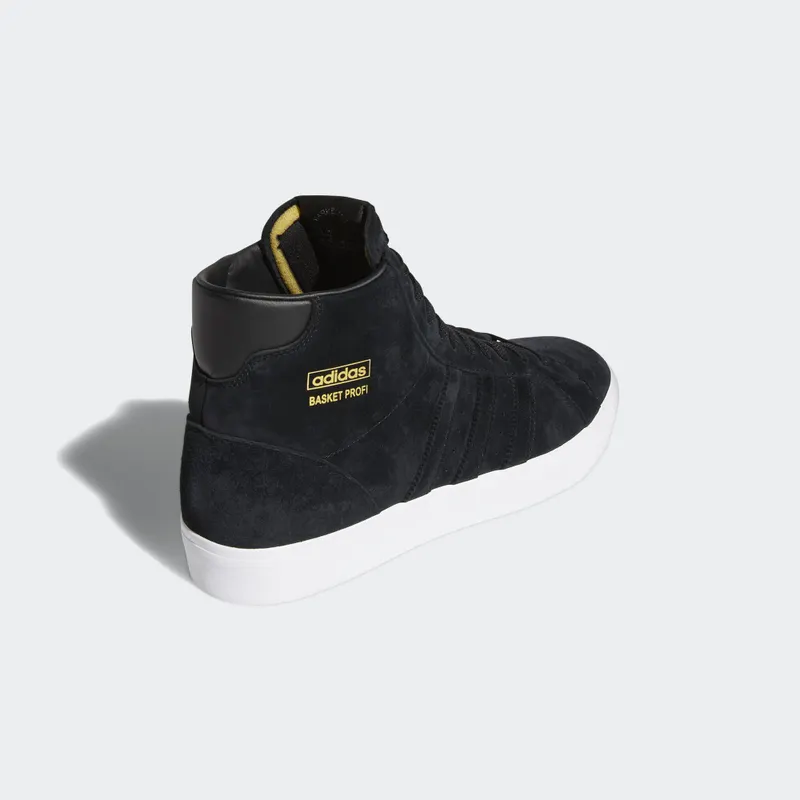 adidas Basket Profi Black Black/Core Black/Gold Metallic (FW3105)