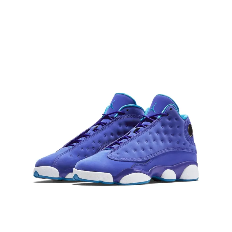Jordan 13 Retro Hornets (GS) Varsity Purple/Orion Blue-White (824246-405)