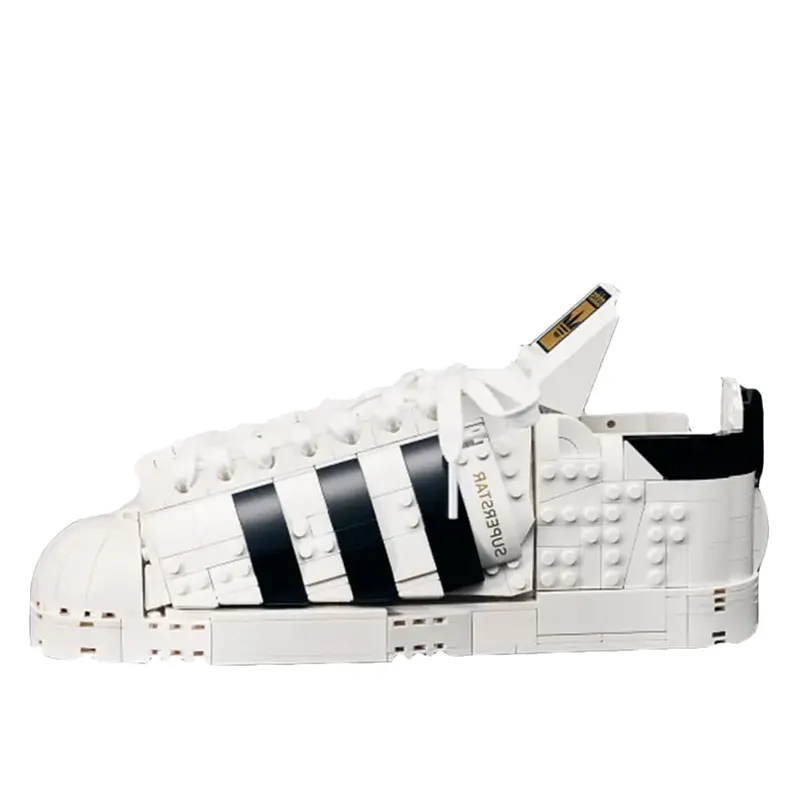 Adidas x LEGO Original Superstar Shoe (2021) – “White / Black” (FZ8497)