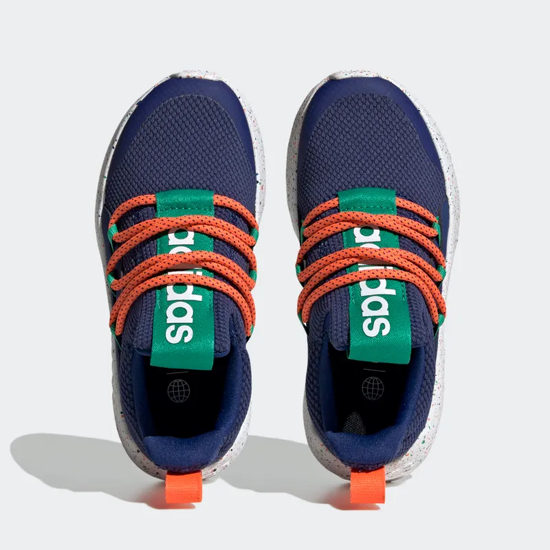 Adidas Lite Racer Adapt 4.0 Lifestyle Running Slip-On Lace Victory Blue / Dark Blue / Court Green (HQ3751)