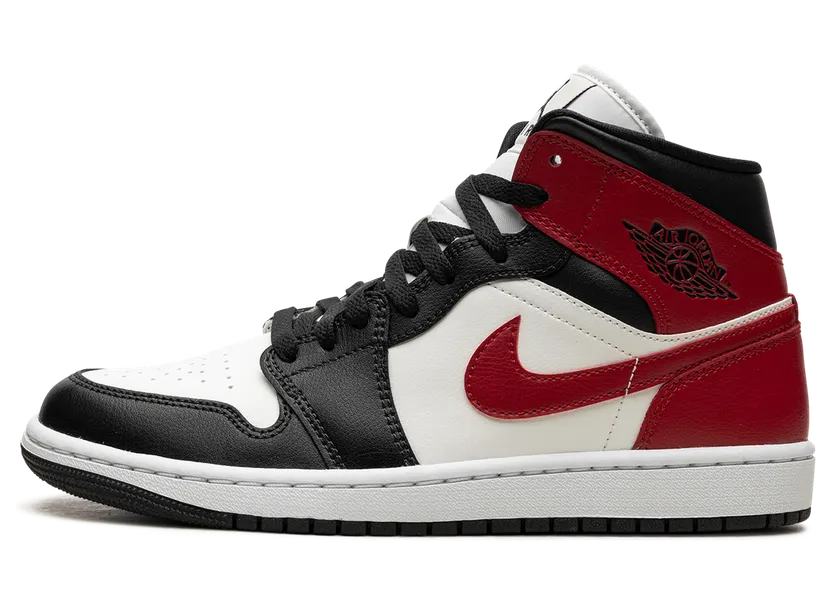 AIR Jordan 1 MID “Black Toe” (BQ6472-160)