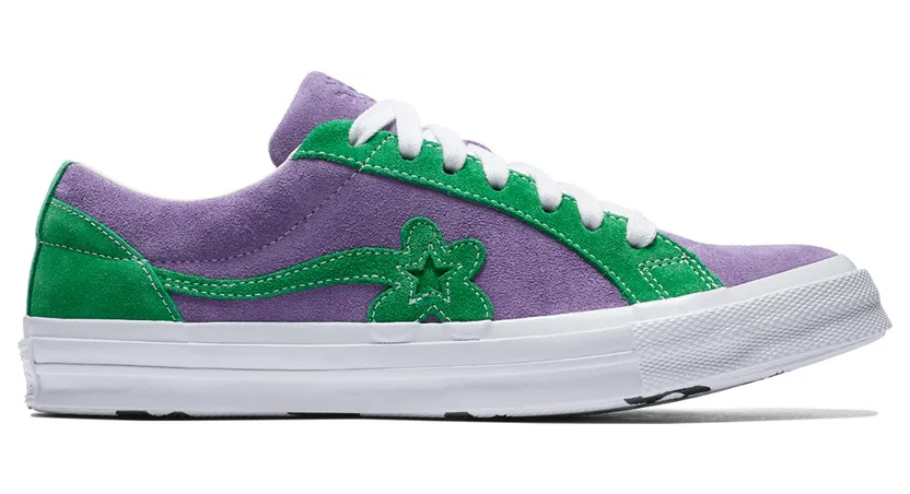 Converse One Star Ox Tyler The Creator Golf Le Fleur Purple Green (162128C)