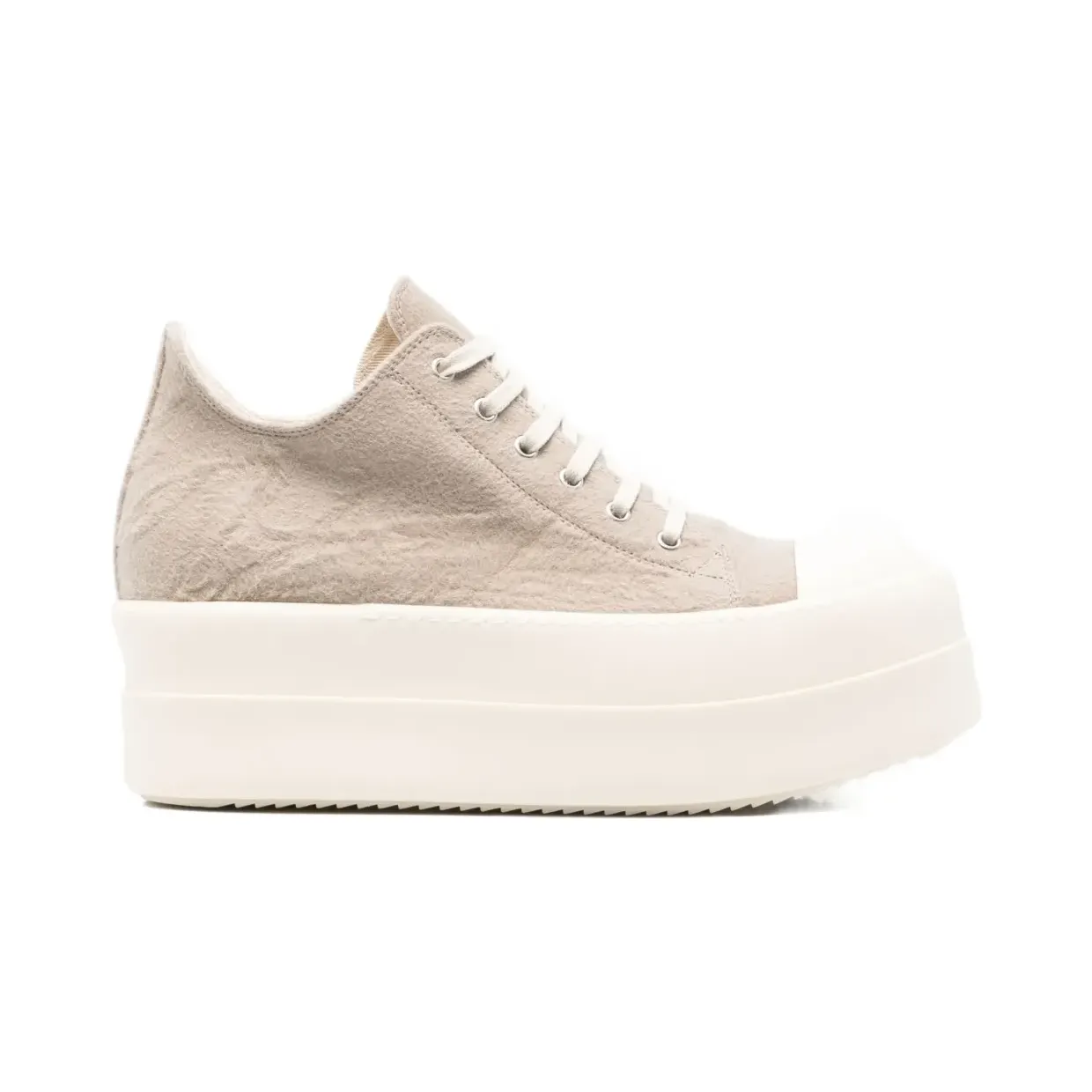 Rick Owens DRKSHDW Sneakers met plateauzool – Beige (DU02E7832BMO)
