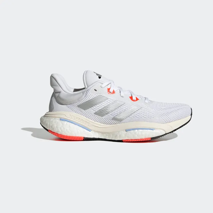 adidas SOLARGLIDE 6 Cloud White / Silver Metallic / Solar Red (HP7680)