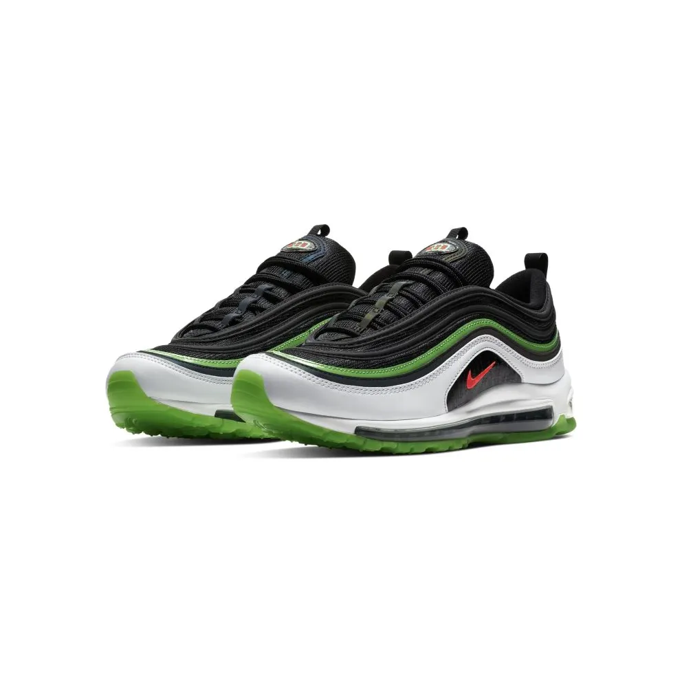 Nike Air Max 97 Dallas Home Black/Bright Crimson-White-Rage Green (CD7788-001)