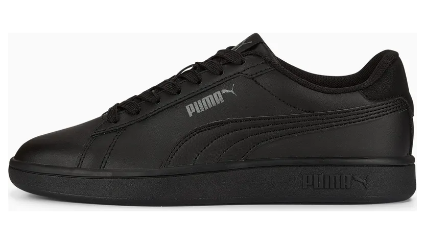 Puma Smash 3.0 Leather Youth Grey/Black (392031-01)