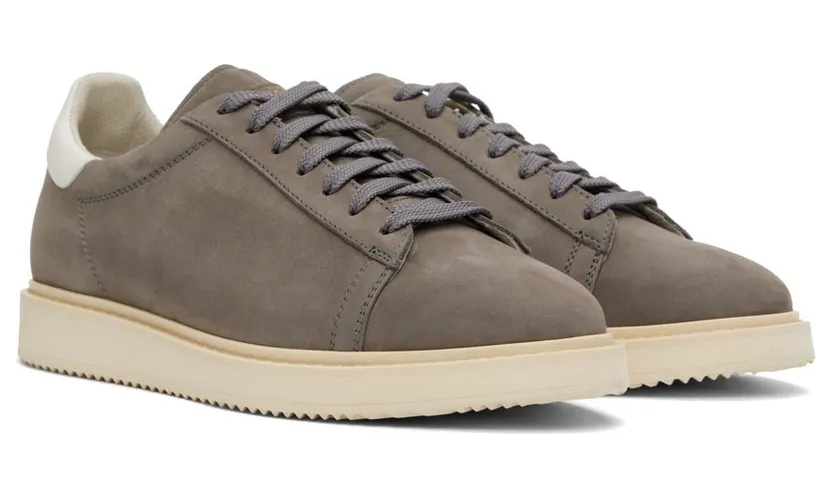 Brunello Cucinelli Gray Icaro Sneakers (MZUDRBL229) (4)