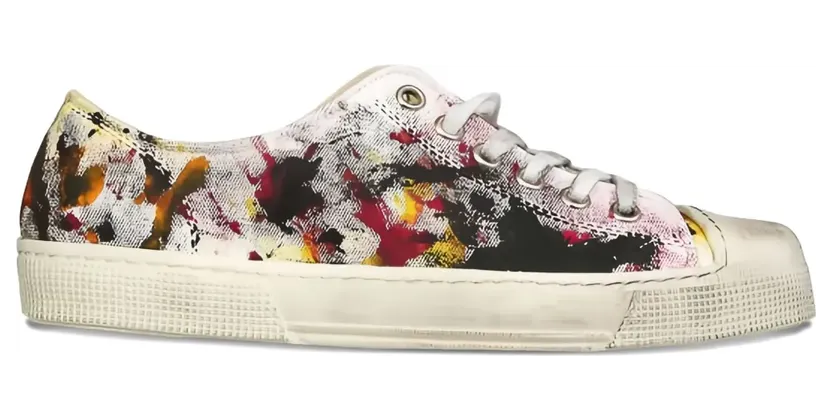 METAL GIENCHI x Jean Michel Sneakers mit Schnürung – Weiß (GXUSHALOW0CAN0B001)