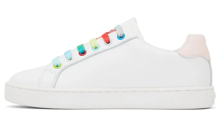 Palm Angels Kids White & Pink Palm 1 Sneakers (PGIA002S22LEA0020130) (3)