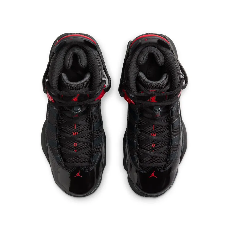 Jordan 6 Rings GS “Black Varsity Red” (323419-026)