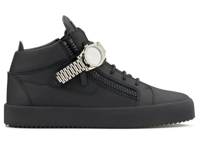 Giuseppe Zanotti Sneakers met horloge detail – Zwart (RCCU900001)