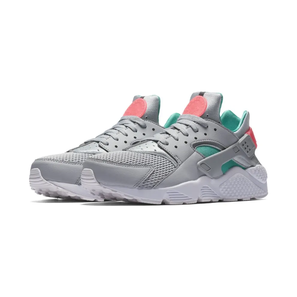 Nike Air Huarache Run South Beach Wolf Grey/Sunset Pulse-Kinetic Green-White (318429-053)