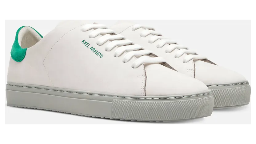 Axel Arigato Clean 90 “Off White,Dark Green” (F4625006) (2)