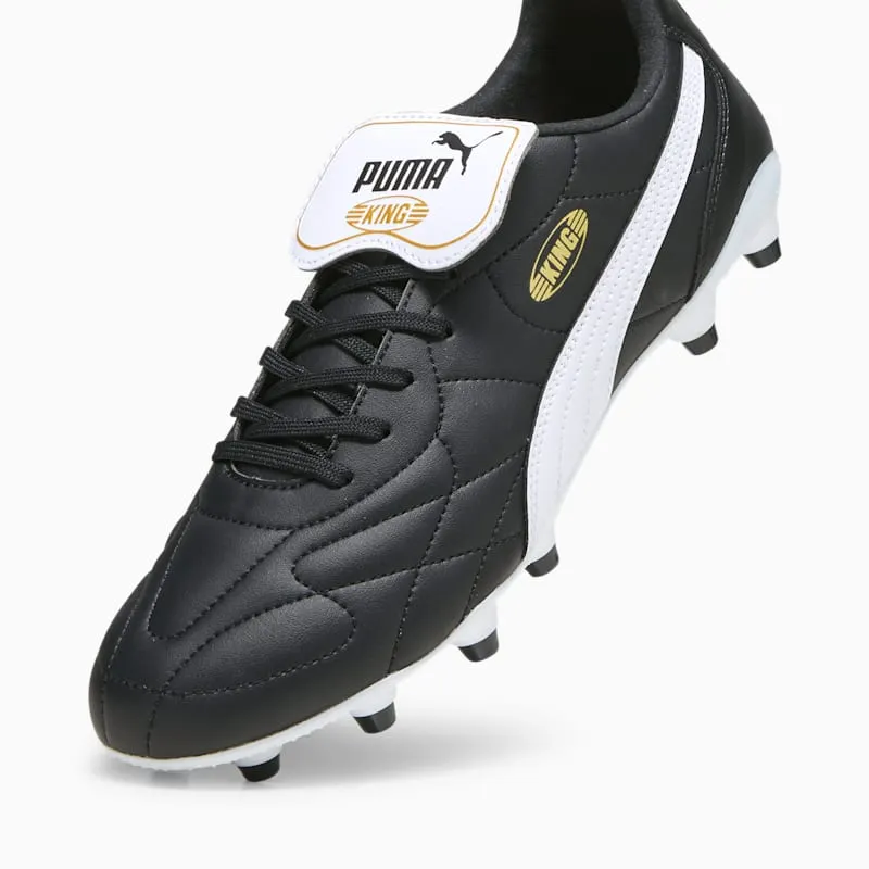 KING TOP FG AG “PUMA Black / PUMA White / PUMA Gold” (107348-01)