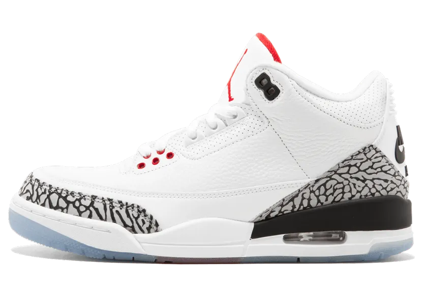 Air Jordan Nike AJ III 3 NRG White Cement (Dunk Contest – Free Throw Line) (2018) (923096-101)