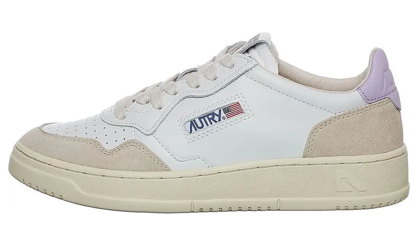 Autry Medalist Low White / Pslilac (AULWLS68) (2)