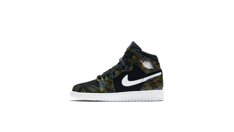 Jordan  1 Retro BHM 2016 (GS) Black/White/Black (739640-045)