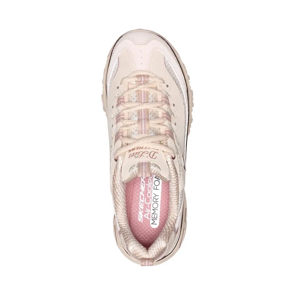 Skechers D’Lites – Chrome Wave Sneaker Natuurlijk
