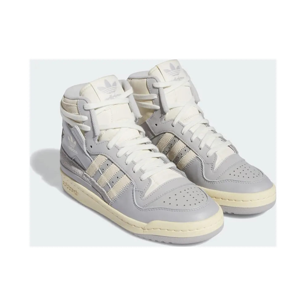 adidas Forum 84 High Grey Two / Cream White / Easy Yellow (IF2735)