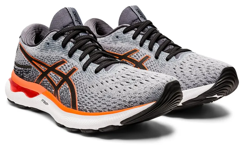 ASICS Gel-Nimbus 24 Sheet Rock Grey Shocking Orange (1011B359-020)