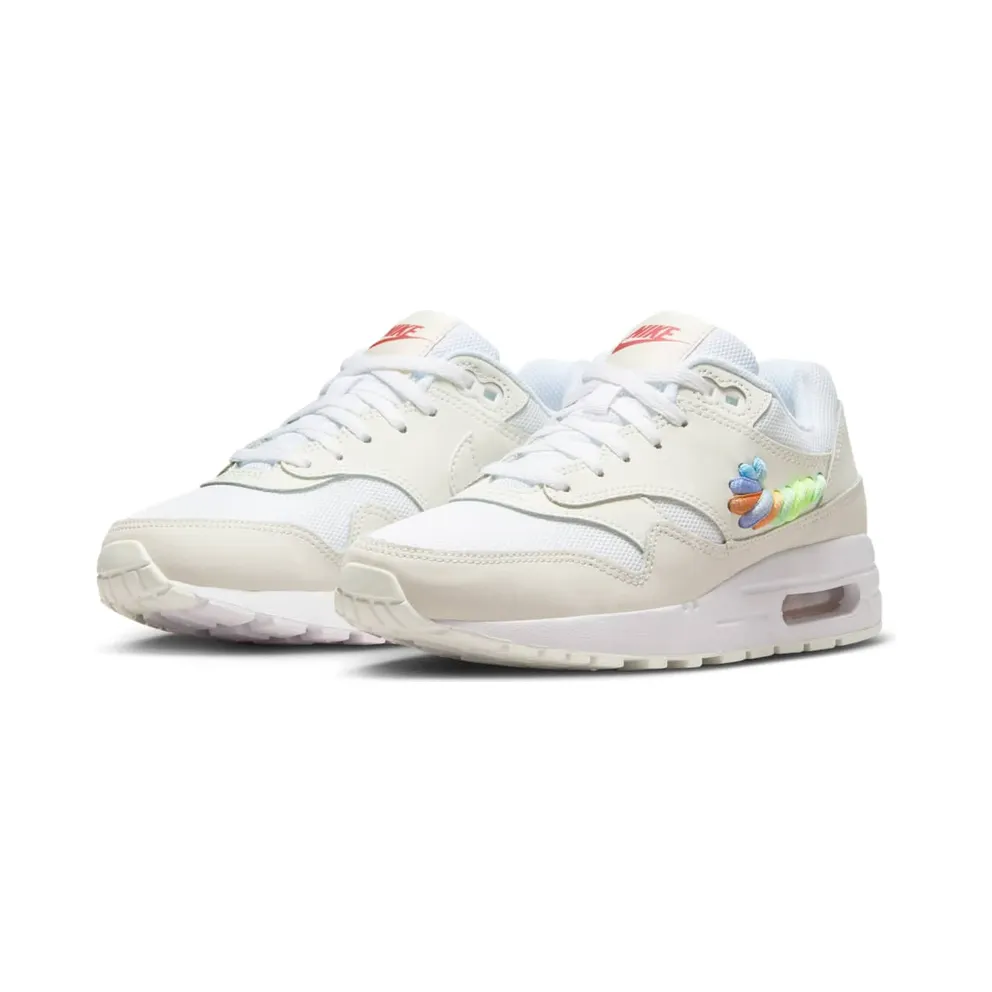 Nike Air Max 1 SE White Rainbow Lace Swoosh (FN4782-100)