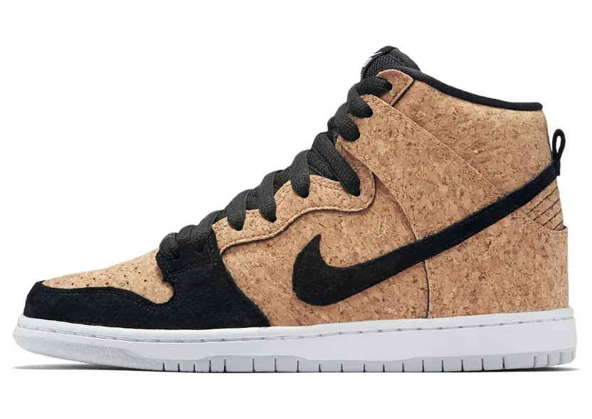 Nike Dunk High Premium SB ‘Cork’ “Black / Hazelnut / White” (313171-026)