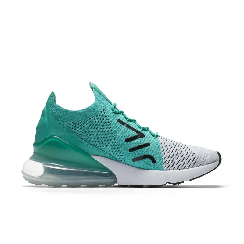 Nike Air Max 270 Flyknit Clear Emerald (W) Clear Emerald/Black-Pure Platinum-White (AH6803-300)