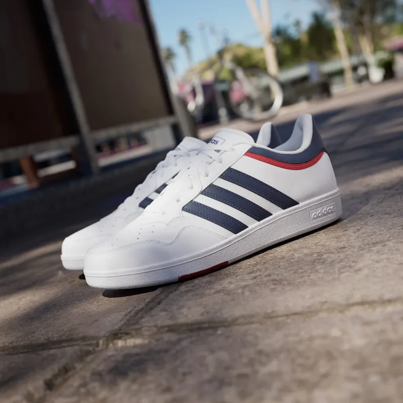 Adidas Hoops 4.0 Cloud White / Dark Blue / Team Power Red 2 (JQ9986)