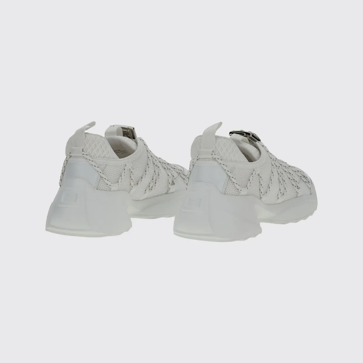 Roger Vivier Viv’ Zag Mesh Sneakers with Jewel Detail White (RVW75644240V53B001) (2)