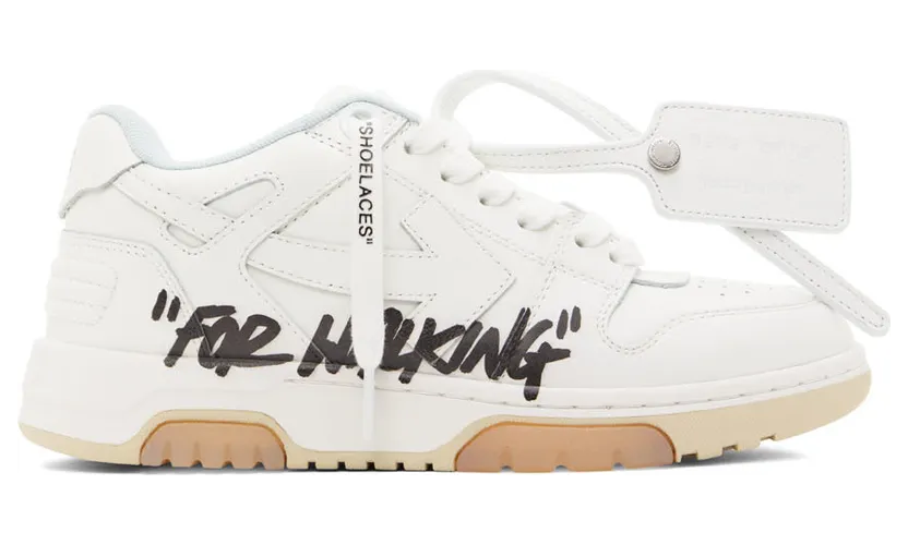Off-White White ‘For Walking’ Sneakers (OWIA259C99LEA0020110)