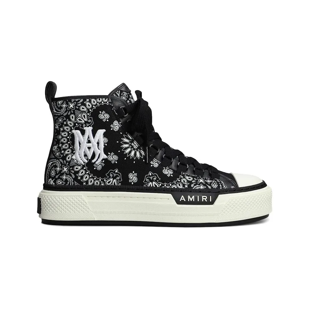 AMIRI M.A. Logo Court High Bandana Black White (AW22MFS007-004)