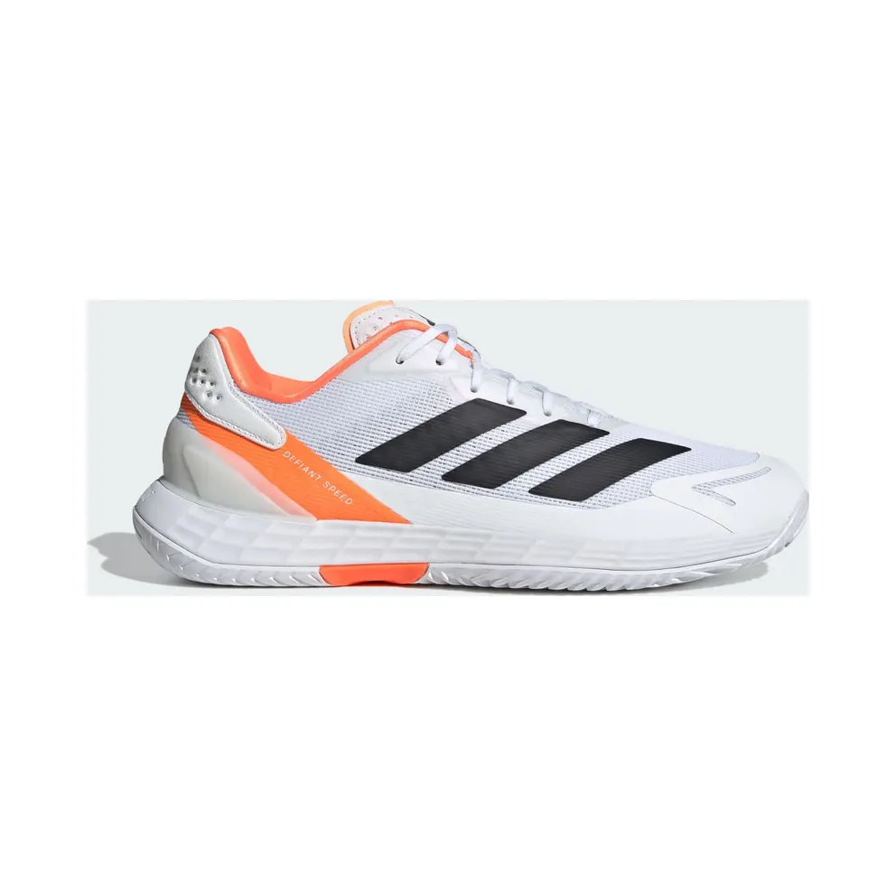 Adidas Defiant Speed 2 Tennisschuhe Cloud White / Core Black / Lucid Orange (JR1745)