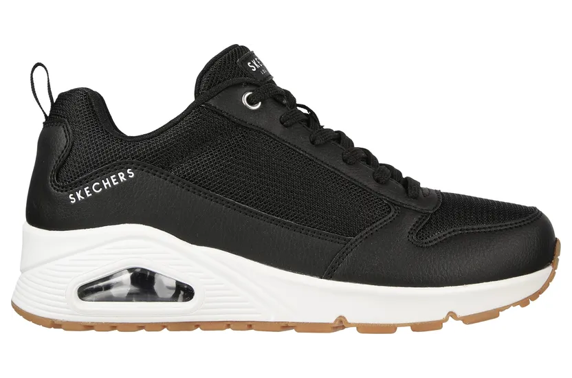 Skechers Uno – Inside Matters – Black / White – “Black” (155005 BKW)