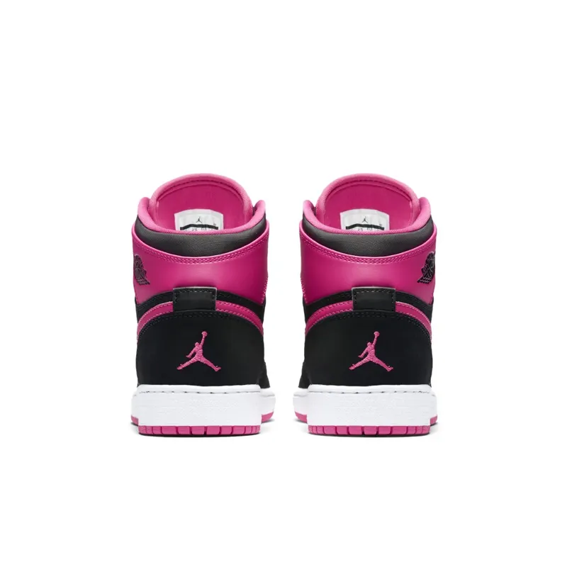 Jordan 1 Retro High Black Vivid Pink (GS) Black/Vivid Pink-White (332148-008)