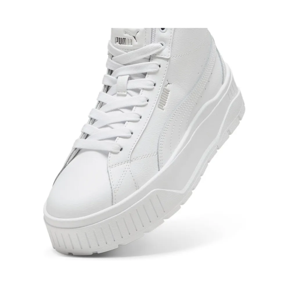 Puma Karmen II Mid “Puma White / Puma White / Puma Silver” (397459_01)