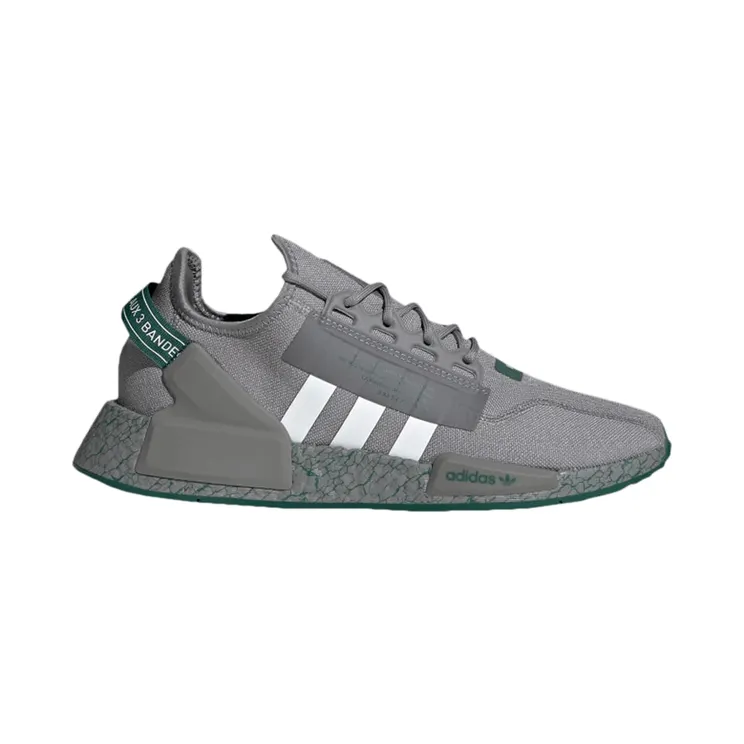 adidas NMD R1 V2 Crackled Grey Collegiate Green (GZ6551)