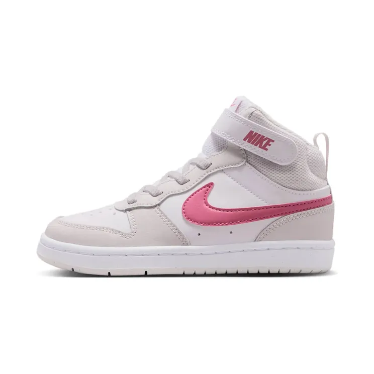 Nike Court Borough Mid 2 White Vast Grey Peony (CD7783-133)