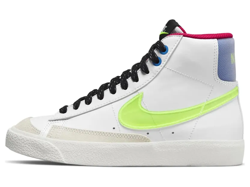 Nike Blazer Mid ’77 “WHITE/VOLT-HYPER ROYAL” (DV2234-100)