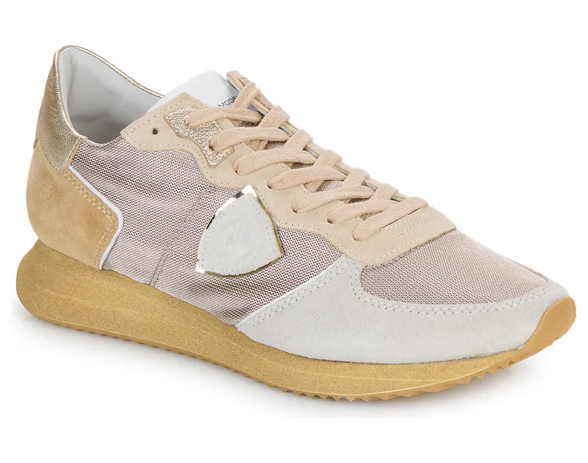 Philippe Model Stijlvolle lage top in Grey- Brown en White “Grey” (TZLDWR15) (3)