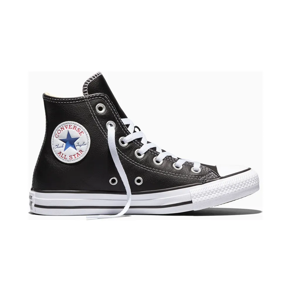 Converse Chuck Taylor All Star Leather Black Black (132170C)