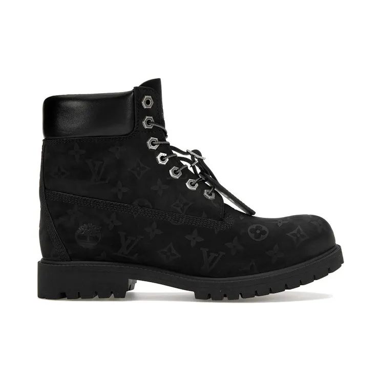 Louis Vuitton Timberland 6″ Ankle Boot Black Monogram (1AD73H)