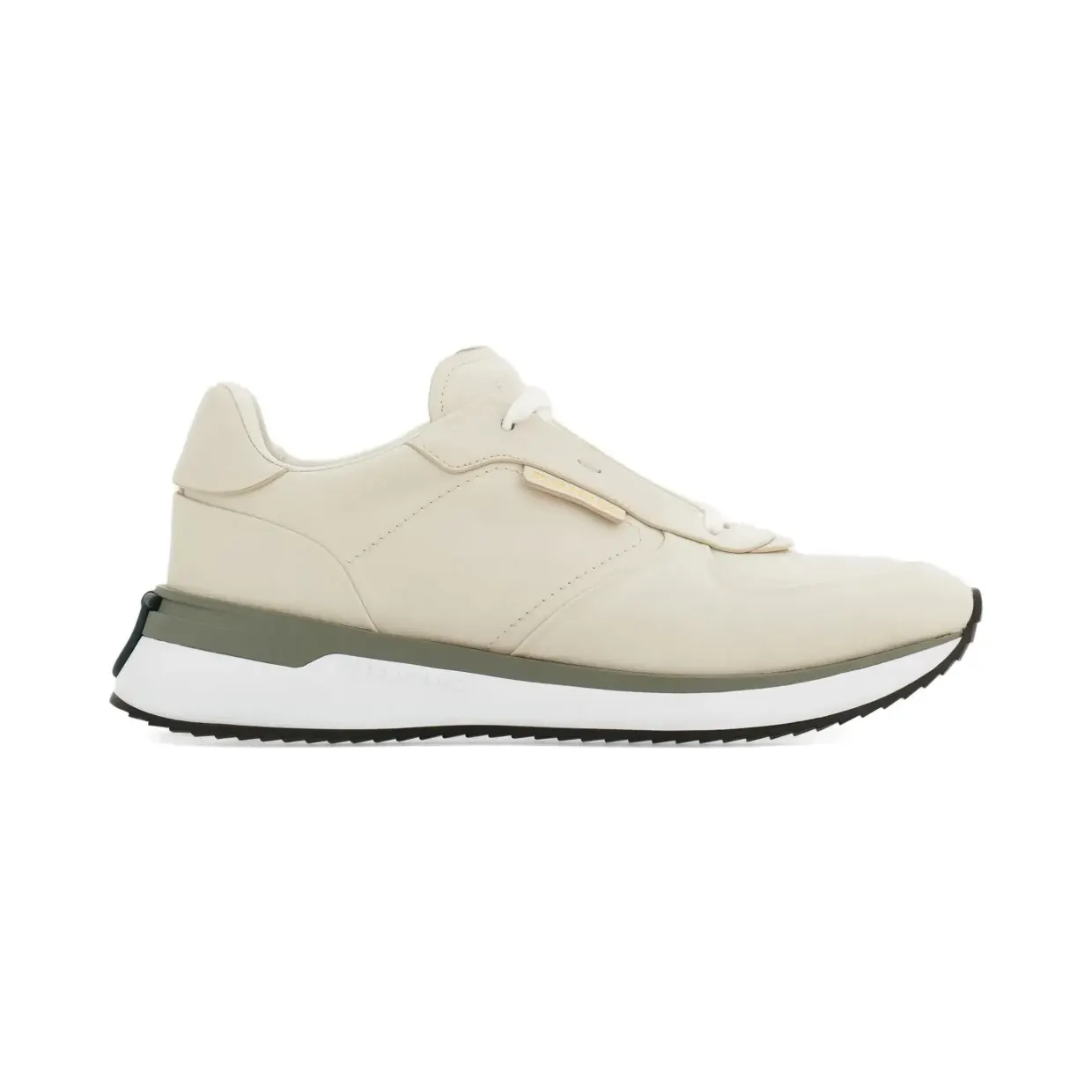 Ferragamo Low-top met gancini-detail “White” (787603)