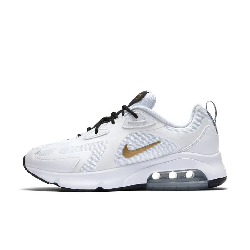 Nike Air Max 200 White Metallic Gold (AQ2568-102)