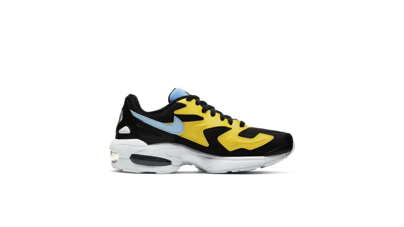 Nike Air Max 2 Light Yellow Light Blue Black Yellow/Light Blue-Black-White (CJ7980-700)