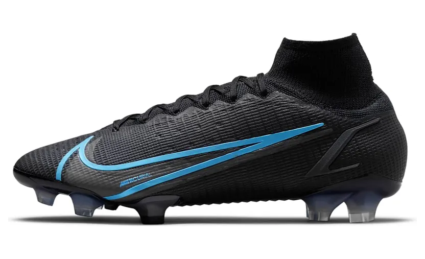 Nike Mercurial Superfly 8 Elite FG Black Light Blue (CV0958-004)