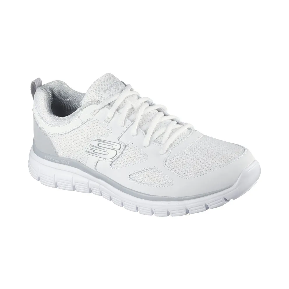 Skechers Burns – Agoura “White / Grey” (52635WGY)