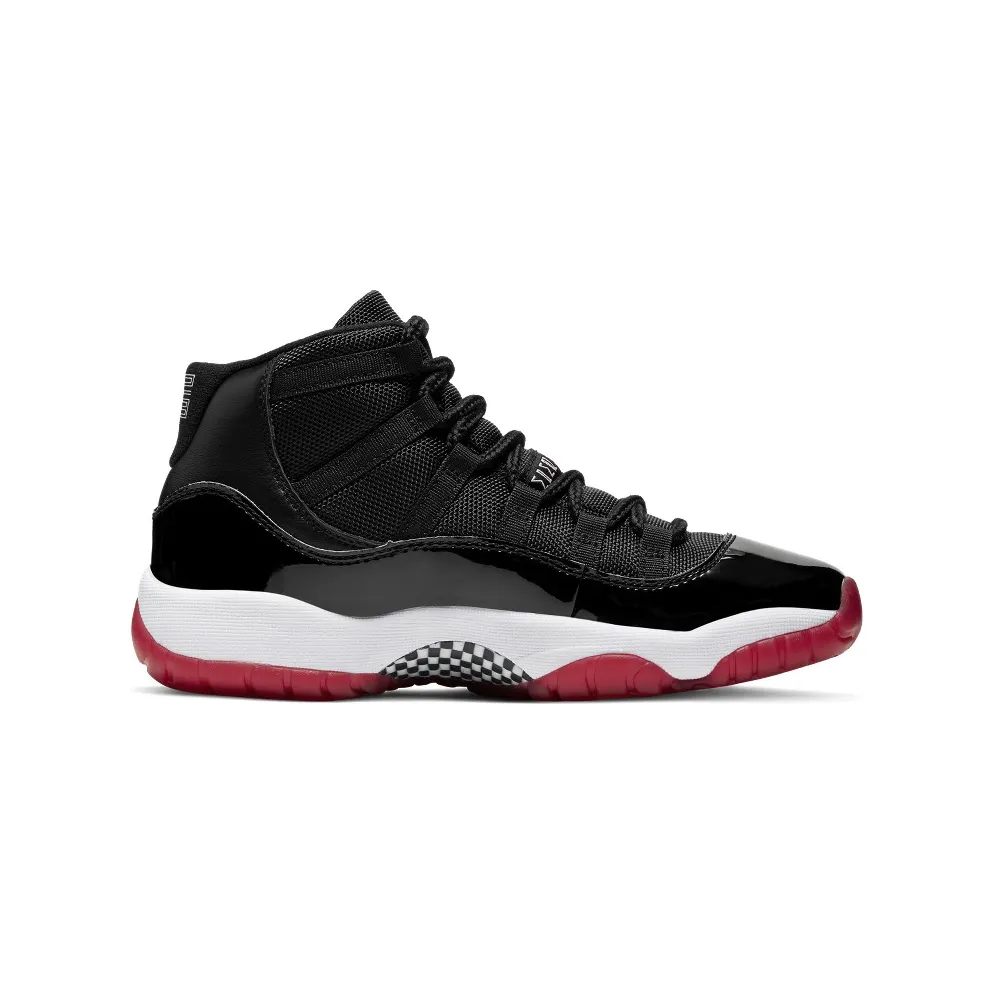 Air Jordan Nike AJ XI 11 Retro ‘Playoffs Bred’ (GS) (2019) (378038-061)