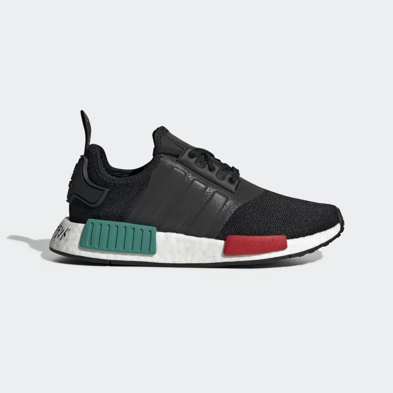 adidas NMD R1 Glory Green (GS) Core Black/Glory Green/Lush Red (EF5855)